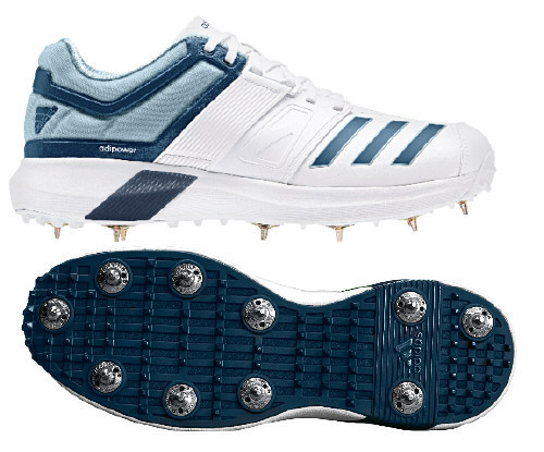 adidas adipower vector cricket shoes blue